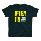 T-jet's Illustration...のI help yours!　弱者の方にも優しく（濃色） Regular Fit T-Shirt