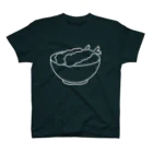 askewの天丼(白) スタンダードTシャツ