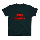 BLICK + BLACK の四苦八苦 -4989：SICK HACK- スタンダードTシャツ