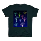 R☆worldのイルミネーション光る冬の枯れ木 Regular Fit T-Shirt