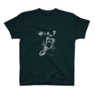 フワコロ＊クラフト Print Shopのねこキック（白プリント） Regular Fit T-Shirt