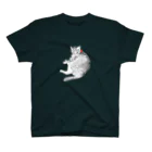 やぎのつのの実家の猫 - のえごろん - スタンダードTシャツ