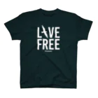 ikinagraphieのLIVE FREE Regular Fit T-Shirt