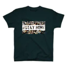 マースィーツの#stay home カモ柄 スタンダードTシャツ