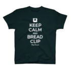 kg_shopのKEEP CALM AND BREAD CLIP [ホワイト] スタンダードTシャツ
