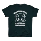 FUJIYAMA-PIAMARUのオニックガイコツ スタンダードTシャツ