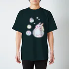 うさぎぶのしゃぼんだんご　ちょっと濃い目で色塗ってある Regular Fit T-Shirt