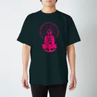 『NG （Niche・Gate）』ニッチゲート-- IN SUZURIの只管打坐h.t.(pink) スタンダードTシャツ