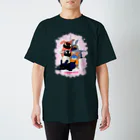 ヤママユ(ヤママユ・ペンギイナ)のうさぺん。(ハートフレーム) Regular Fit T-Shirt