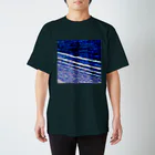 水草の波打ち際（夜） Regular Fit T-Shirt