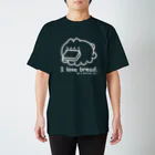 みかんねこ屋さんのみかんねこ ぱんがすき（ごはんもすき）白ver Regular Fit T-Shirt