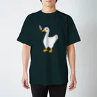 平塚ぶんてうのナイフを持ったアヒル スタンダードTシャツ