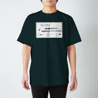 指定就労継続支援Ｂ型事業所ハッピーワークの電車パート１　ハッピーワーク スタンダードTシャツ