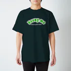 young.moのCOLLEGE LOGO BLACK Regular Fit T-Shirt