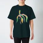 こども深海生物屋さんのダイオウイカ撮影 スタンダードTシャツ