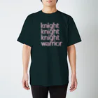 アルカナマイル SUZURI店 (高橋マイル)元ネコマイル店の3 knights,1 warrior(English ver.) スタンダードTシャツ