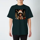 kobura05の星降る夜のクリスマスイノセンス スタンダードTシャツ