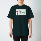 指定就労継続支援Ｂ型事業所ハッピーワークのカエル　ハッピーワーク スタンダードTシャツ