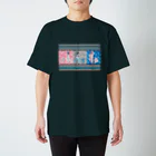 ネズミとネコとたまにウサギのグッズのネズミとネコとウサギと人間 Regular Fit T-Shirt