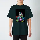 ニンジンウサギアルファ君のストアの愛の夢シリーズ「花火」 Regular Fit T-Shirt