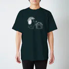 I11ustrationの犬小屋の経営者（しろせん） スタンダードTシャツ