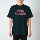 ポメ村ポメラニアンのかわいいピンクマウスさんのPINK MOUSE スタンダードTシャツ