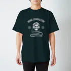 Little Machoの骨ヘッドホン　白 Regular Fit T-Shirt