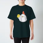 毎日でぶどり🐔🐤のでぶどりとひよ スタンダードTシャツ