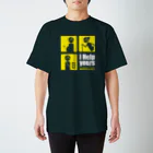 T-jet's Illustration...のI help yours!　弱者の方にも優しく（濃色） スタンダードTシャツ