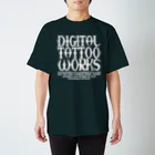 DIGITAL TATTOO WORKS/sickのdigital tattoo works rogo Regular Fit T-Shirt