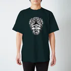 ゴシック屋↣↣ハルの嗤う彫像（両面プリント） Regular Fit T-Shirt