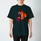 BA666の吊り緊縛キツネ：ネオン スタンダードTシャツ