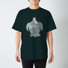 新谷べにのアカウミガメ白 スタンダードTシャツ