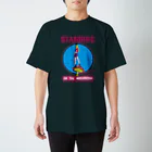 ZAZY official shopのキノコの上に立てるやつ スタンダードTシャツ