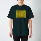 aslowcottaグッズショップのaslowcottaバンドTシャツ イエローver. スタンダードTシャツ