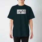 ナチュラルドッグリーフのDOGLEAFモノクロ スタンダードTシャツ