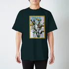 LalaHangeulの목련 ~辛夷の花~ スタンダードTシャツ