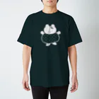 kumanekonomoriのおみかんくまねこちゃん(白) スタンダードTシャツ