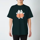 kumanekonomoriのおみかんくまねこちゃん(カラー) スタンダードTシャツ