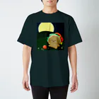 ぽきゅるやさんのタコスわん🌮🐶🐙夜のお散歩 Regular Fit T-Shirt