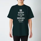 kg_shopのKEEP CALM AND BREAD CLIP [ホワイト] スタンダードTシャツ