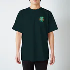 ベージュの帽子 official goodsのロゴ (兵頭) スタンダードTシャツ