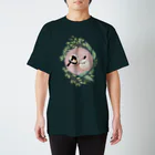 羊毛けだまkanaのおまんじゅうシマエナガちゃん Regular Fit T-Shirt