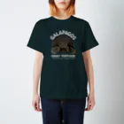 はやしりえのガラパゴスゾウガメさん　文字白 スタンダードTシャツ