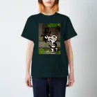 雁花工房（寄付アイテム販売中です）の黒猫と三毛猫 スタンダードTシャツ