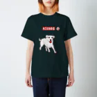 NIKORASU GOのユーモアデザインラブラドールデザイン「あそべえ」（Tシャツ・パーカー・グッズ・ETC） スタンダードTシャツ