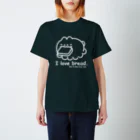 みかんねこ屋さんのみかんねこ ぱんがすき（ごはんもすき）白ver Regular Fit T-Shirt