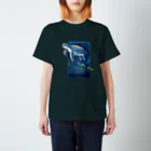 KUMANUMAの海を飛ぶ Regular Fit T-Shirt