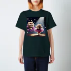 とてもすてきマートの猫バ(パープル) Regular Fit T-Shirt