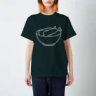 askewの天丼(白) Regular Fit T-Shirt